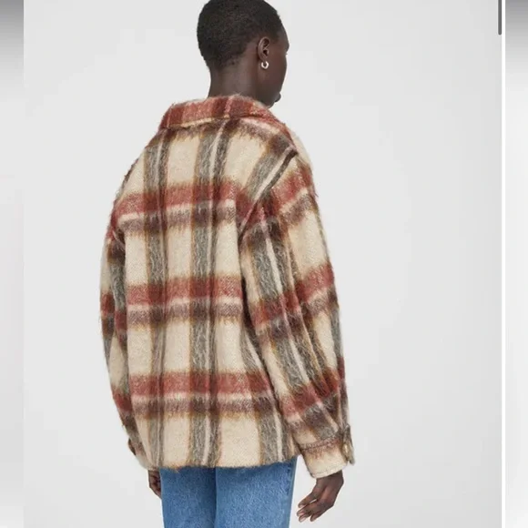 Anine Bing Flynn Jacket in Plaid
